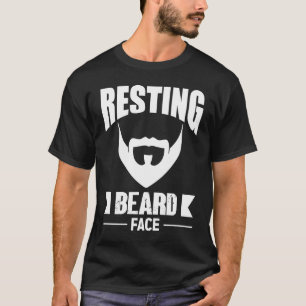 T-shirt Visage de barbu au repos pour hommes barbus Citati