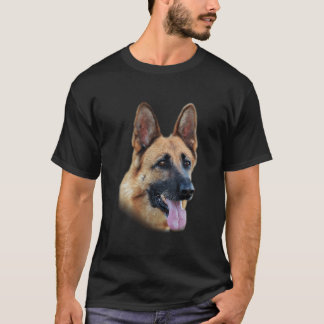 T-shirt Visage de Berger Allemand
