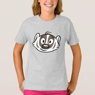 T-shirt Visage de blaireau de boomer du raton laveur de