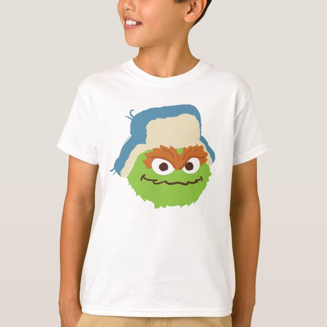 T-shirt Visage de bois d'Oscar le Grouch (Devant)