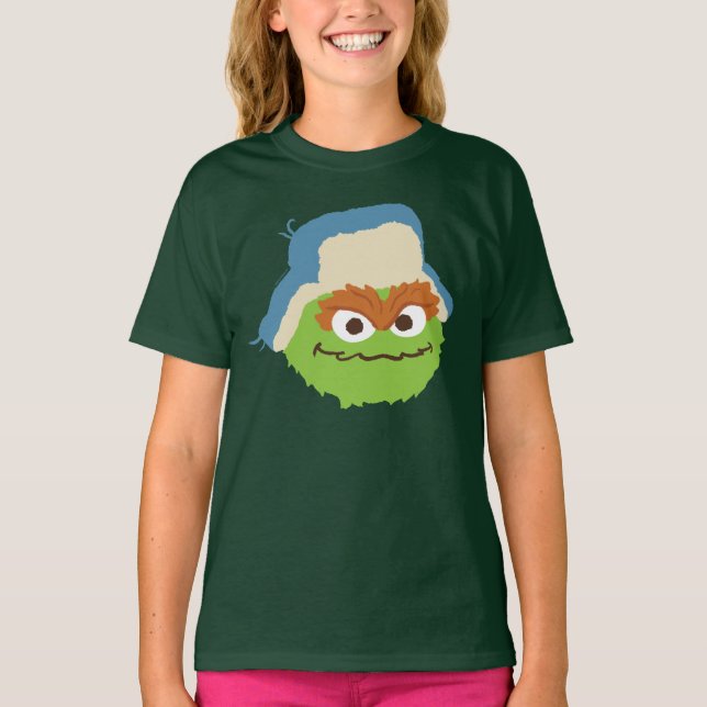 T-shirt Visage de bois grognon d'Oscar (Devant)