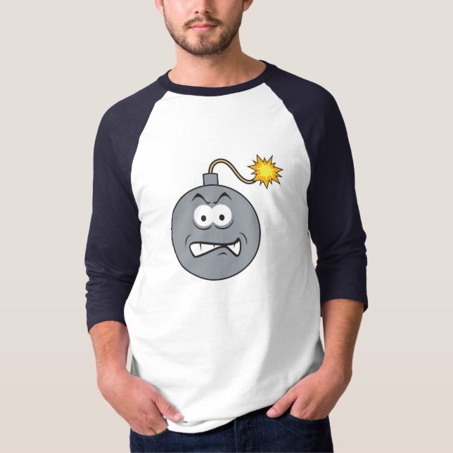 T-shirt Visage de bombe à retardement (Devant)