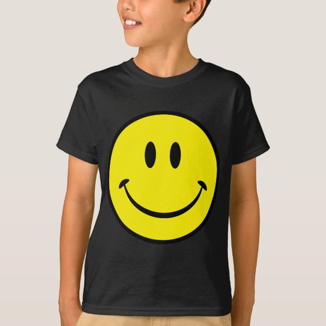 T-shirt Visage de bonheur (Devant)
