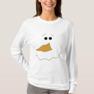 T-shirt Visage de bonhomme de neige