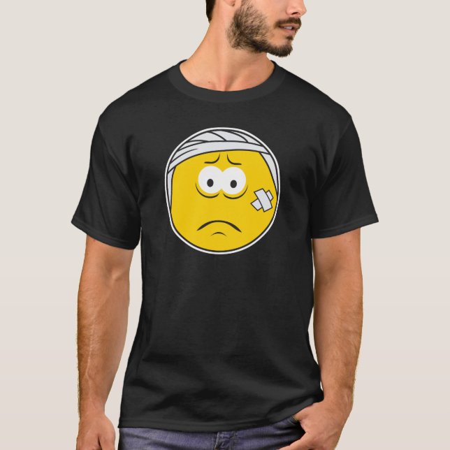 T-shirt Visage de Boo Boo blessé (Devant)