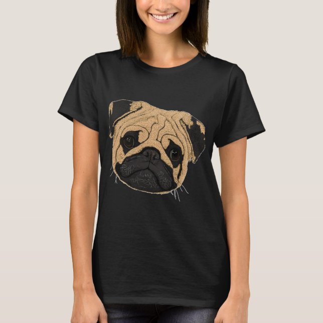 T-shirt Visage de Carlin (Devant)