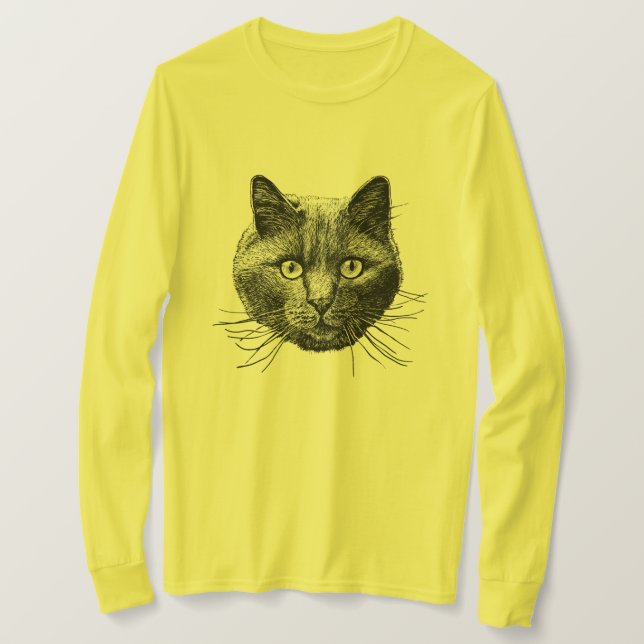 T-shirt Visage de chat (Design devant)