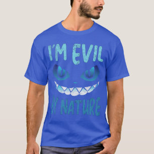 T-shirt Visage de chat grimaçant d'horreur de nature maléf