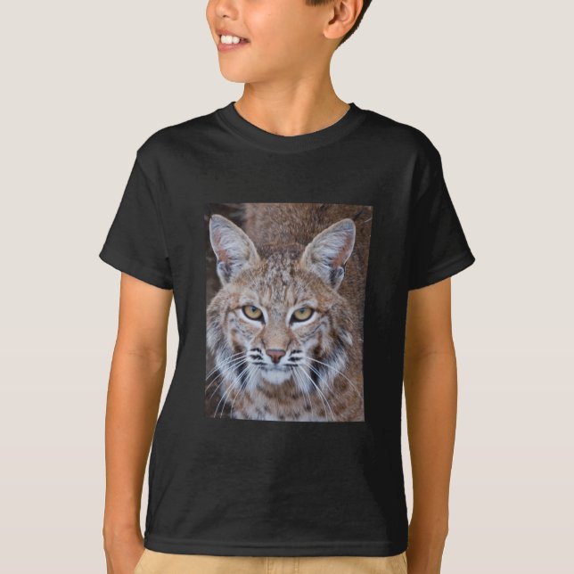 T-shirt Visage de chat sauvage (Devant)