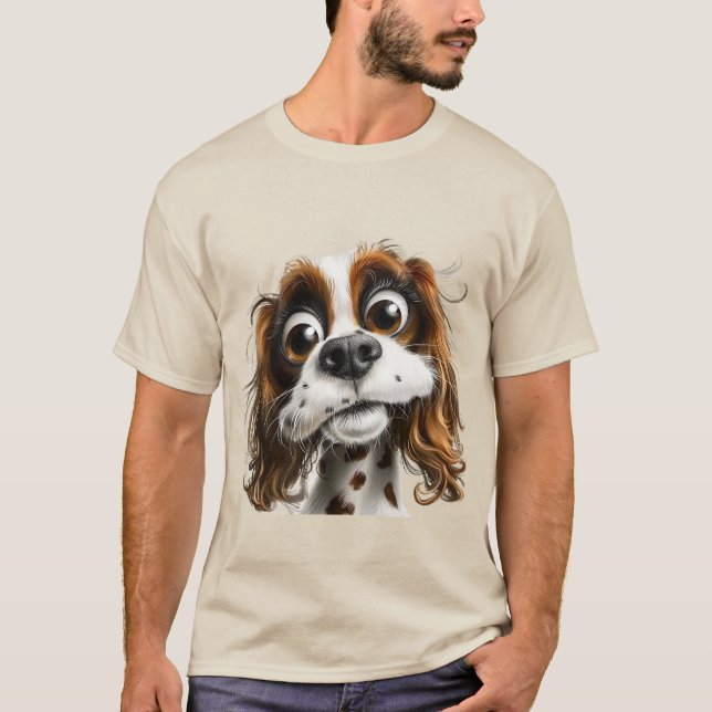 T-shirt Visage de chiot mignon (Devant)