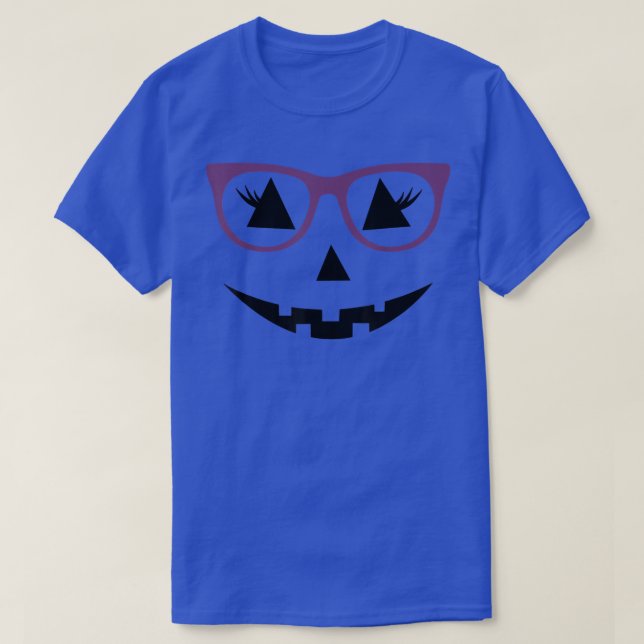 T-shirt Visage de citrouille de Jack O Lantern Halloween e (Design devant)