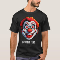 Visage de Clown de Dessin Animé
