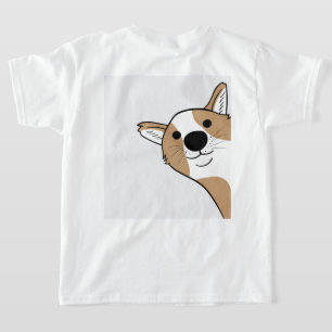 T-shirt Visage de corgi