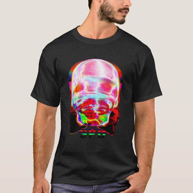 T-shirt Visage de démon dément (Devant)
