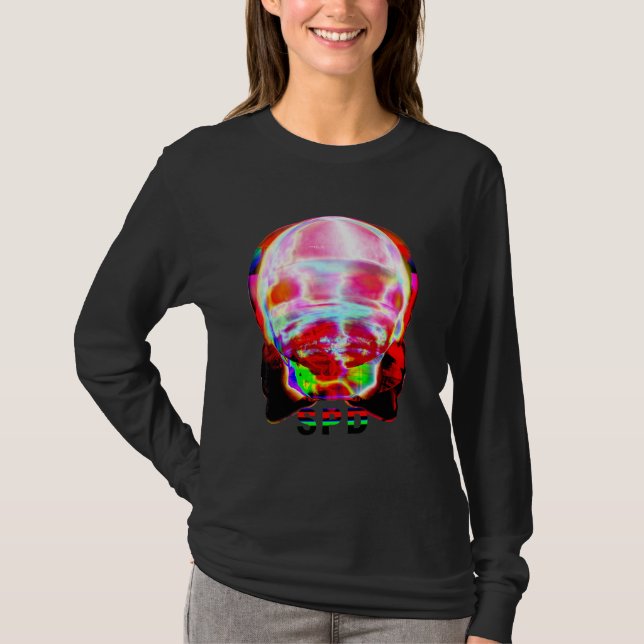 T-shirt Visage de démon dément (Devant)