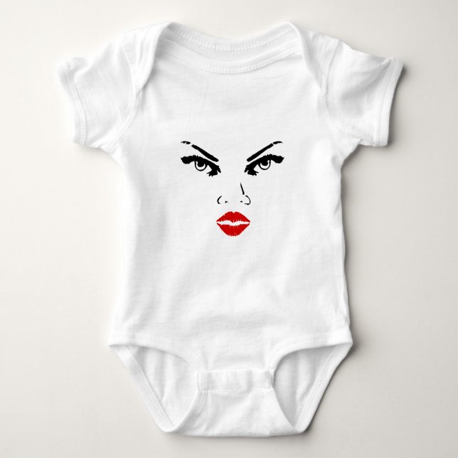 T-shirt Visage de femmes (Devant)