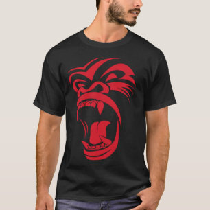 T-shirt Visage de Gorilla pour hommes femmes enfants