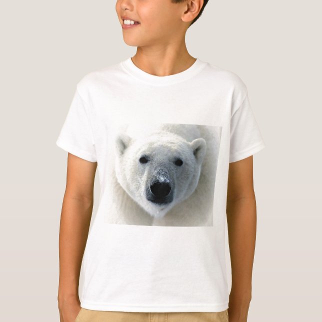 T-shirt Visage de l'ours polaire (Devant)