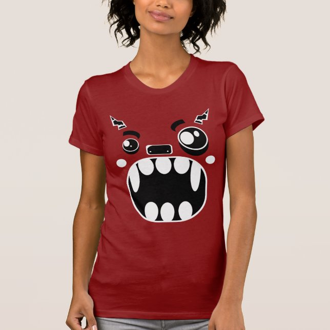 T-shirt Visage de monstre (Devant)