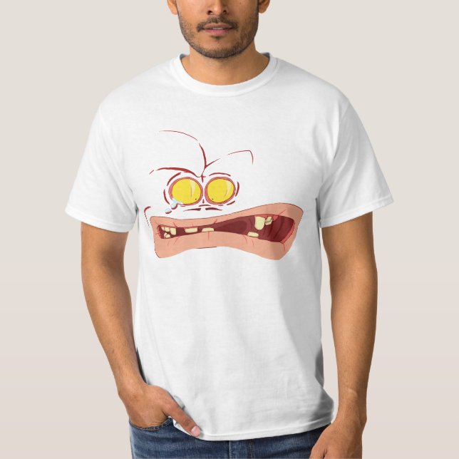 T-shirt Visage de monstre (Devant)
