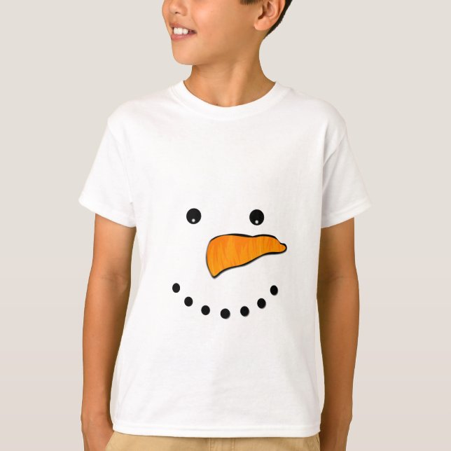T-shirt Visage de neige (Devant)