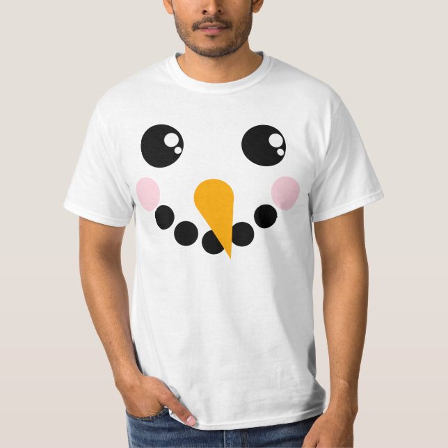 T-shirt Visage de neige (Devant)