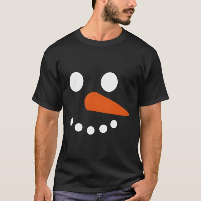 T-shirt Visage de neige (Devant)