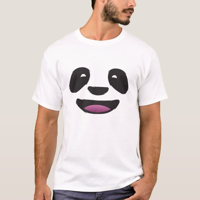 T-shirt Visage de panda (Devant)