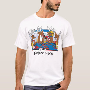 T-shirt Visage de poker