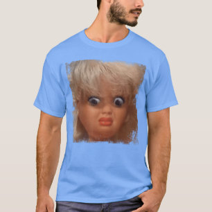 T-shirt Visage de poupée drôle Meme