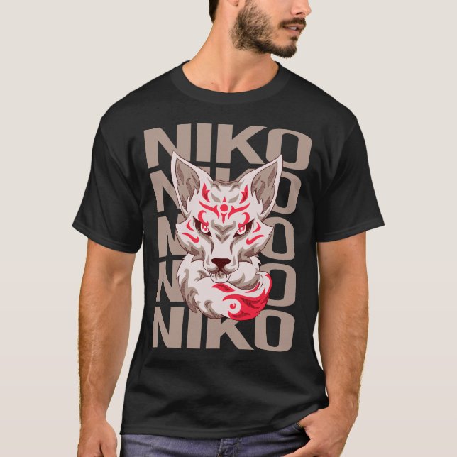 T-shirt Visage de Renard - Niko Nom (Devant)