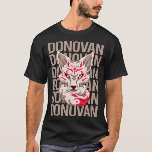 T-shirt Visage de Renard - Nom Donovan