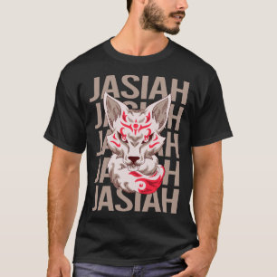 T-shirt Visage de Renard - Nom Jasiah