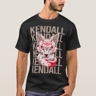 T-shirt Visage de Renard - Nom Kendall