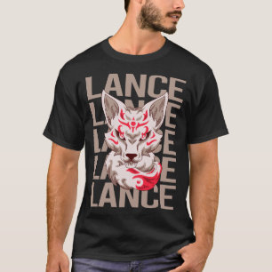 T-shirt Visage de Renard - Nom Lance