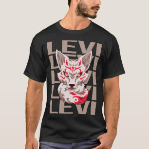 T-shirt Visage de Renard - Nom Levi