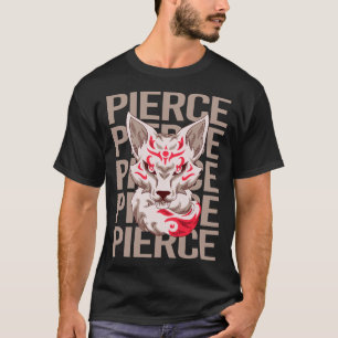 T-shirt Visage de Renard - Nom Pierce