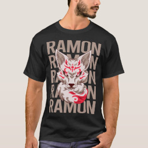 T-shirt Visage de Renard - Nom Ramon