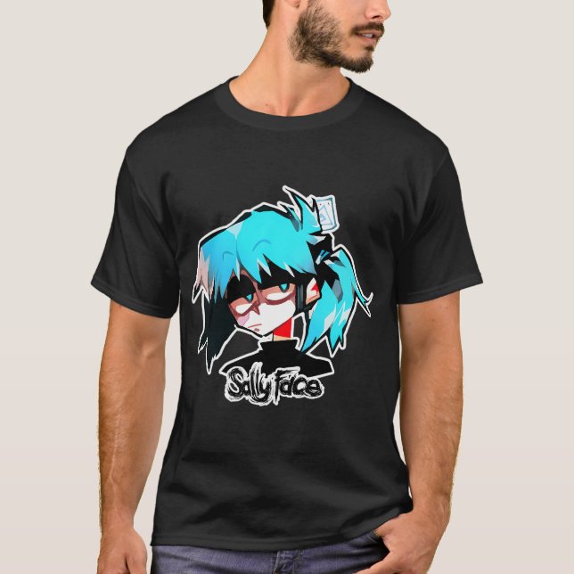 T-shirt Visage de Sally (Devant)