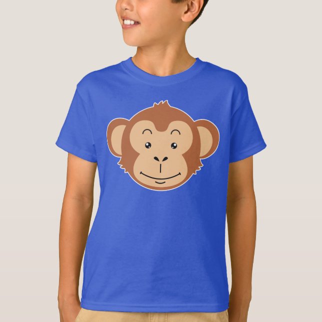 T-shirt Visage de singe (Devant)