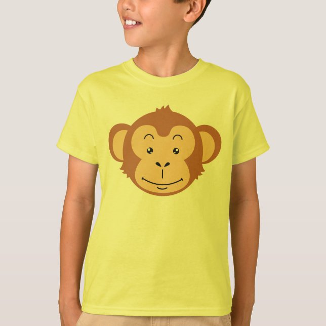 T-shirt Visage de singe (Devant)