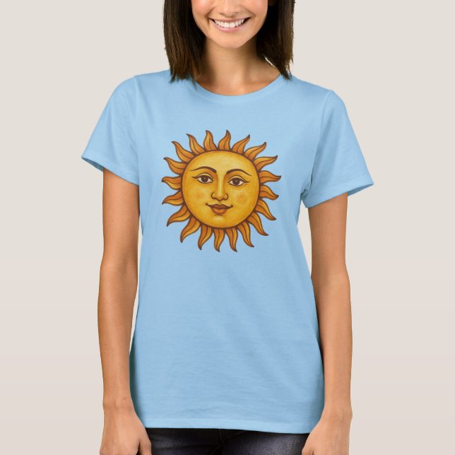 T-shirt Visage de soleil (Devant)