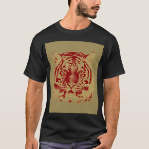 T-shirt Visage de Tigre