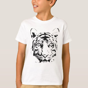 T-shirt Visage de tigre sans peur - Année chinoise du tigr