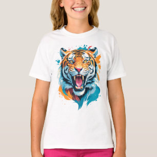 T-shirt Visage de tigre torride