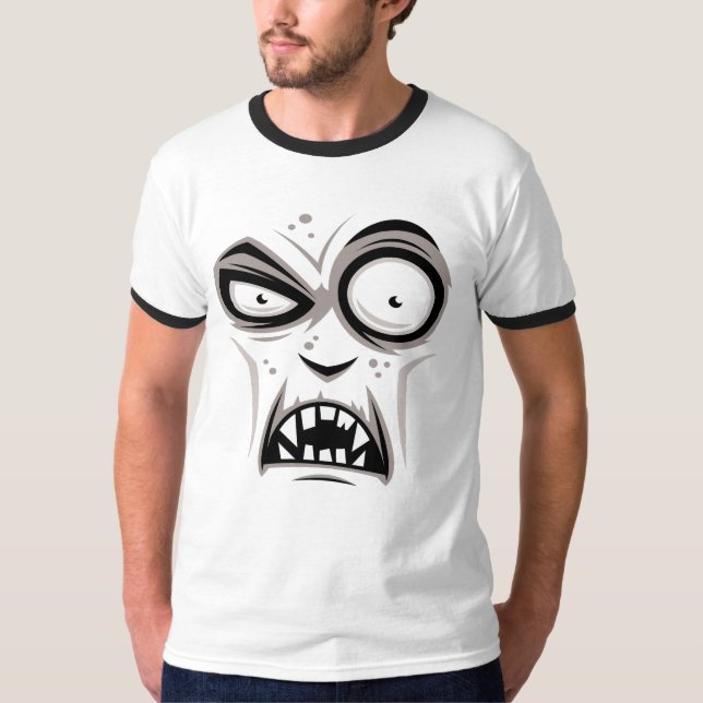 T-shirt Visage de Vampire Nosferatu (Devant)