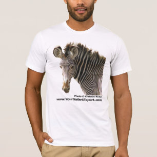 T-shirt Visage de zèbre (avant) - bout de zèbre (arrièr