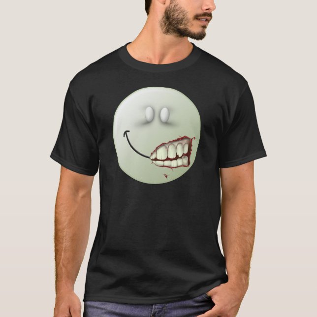 T-shirt Visage de zombi (Devant)