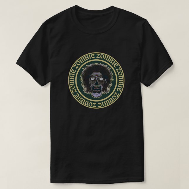 T-shirt Visage de ZOMBIE (Design devant)