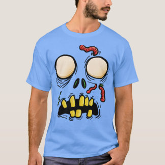 T-shirt Visage de Zombie